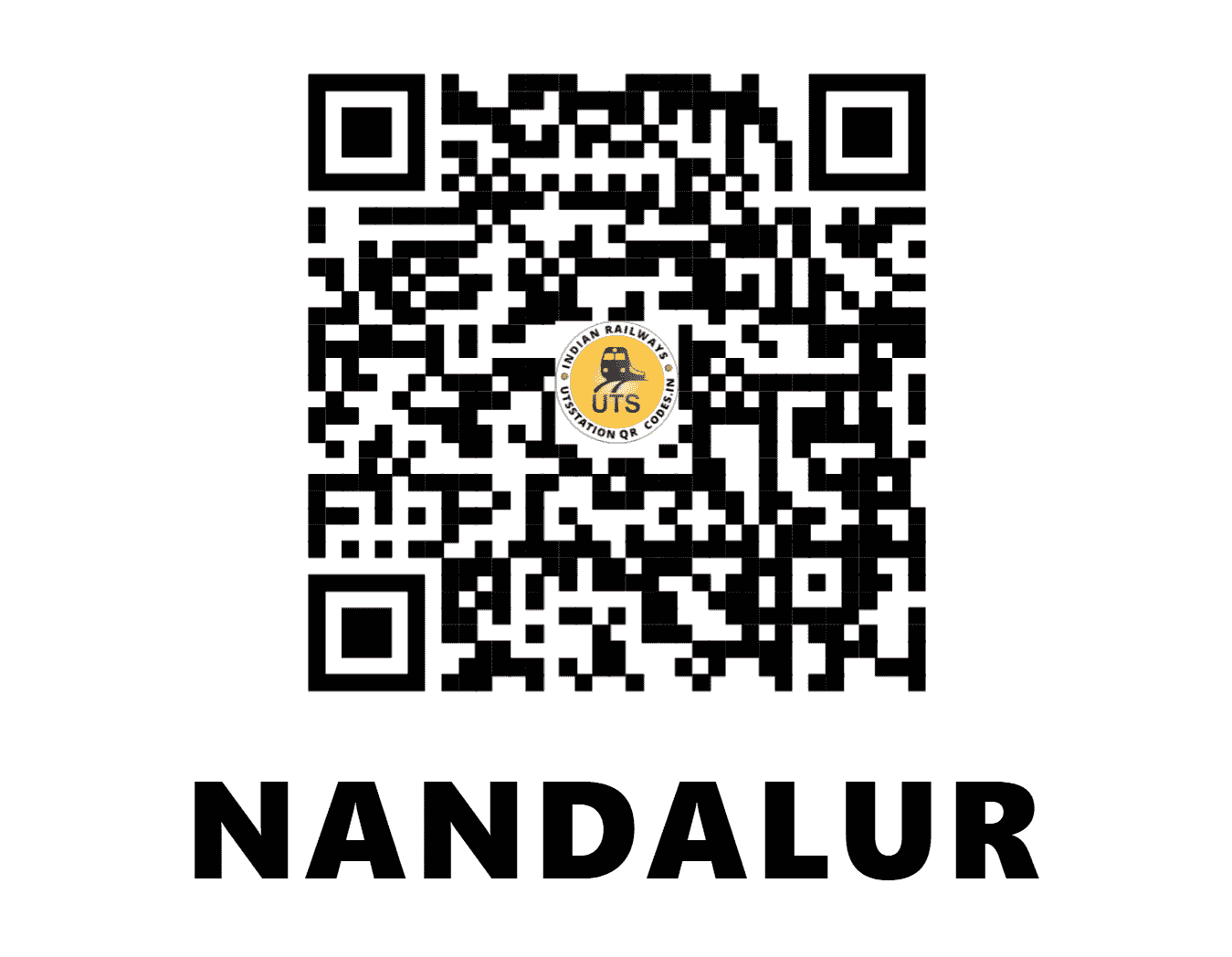 UTS QR Code for NANDALUR - NRE (SC - ANDHRA PRADESH)